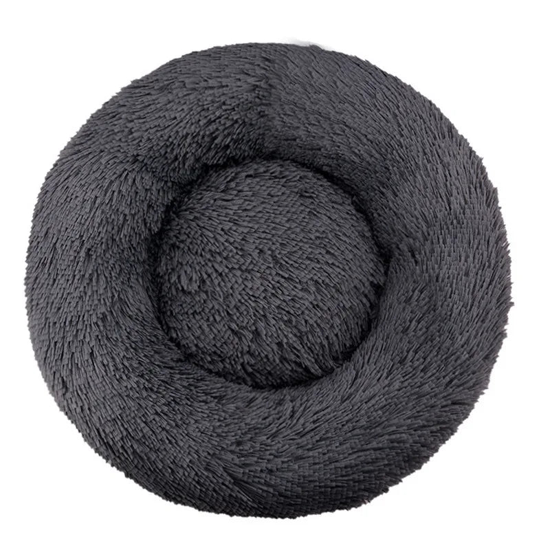 Plush Round Pet Bed