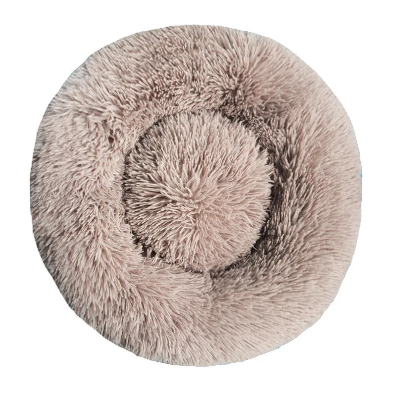 Plush Round Pet Bed
