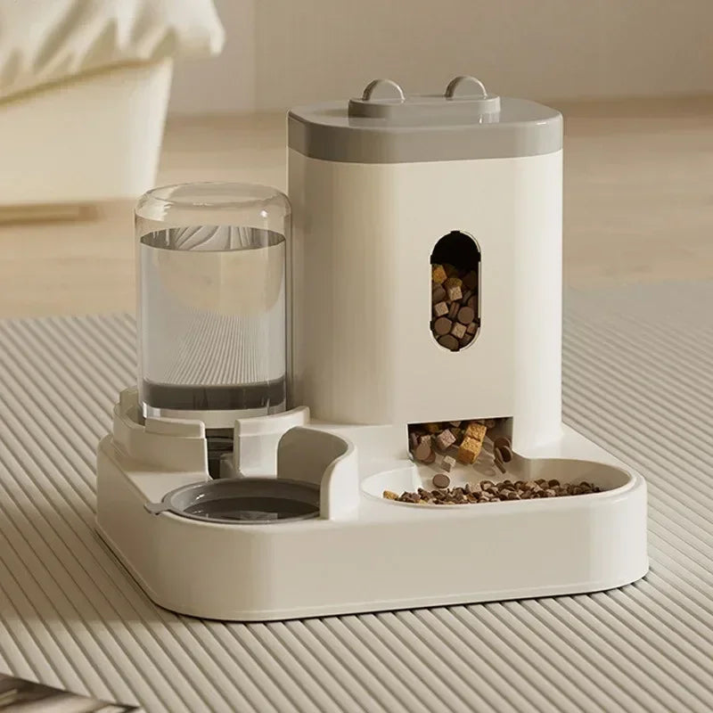 Automatic Pet Feeder with Water Fountain