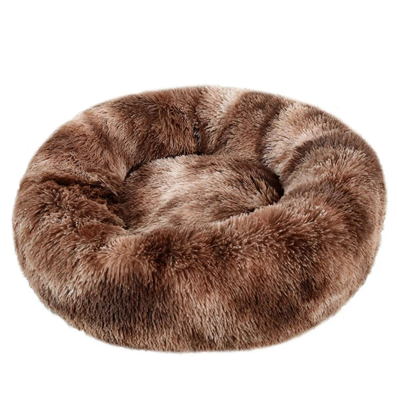 Plush Round Pet Bed