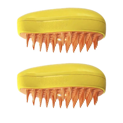 3-in-1 Electric Pet Steam Grooming Brush