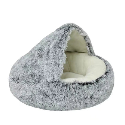 Warm Round Pet Plush Bed