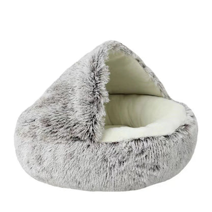 Warm Round Pet Plush Bed